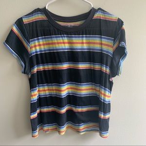 Urban Outfitters Colorful Striped T-Shirt